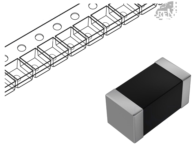 Varistor: meerlagig; SMD; 1206; 26VAC; 33VDC; 180A; 49V Varistor: meerlagig; SMD; 1206; 26VAC; 33VDC; 180A; 49V